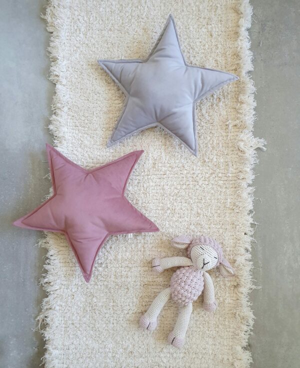 Almohadón Estrella en Pana velvet - Imagen 3