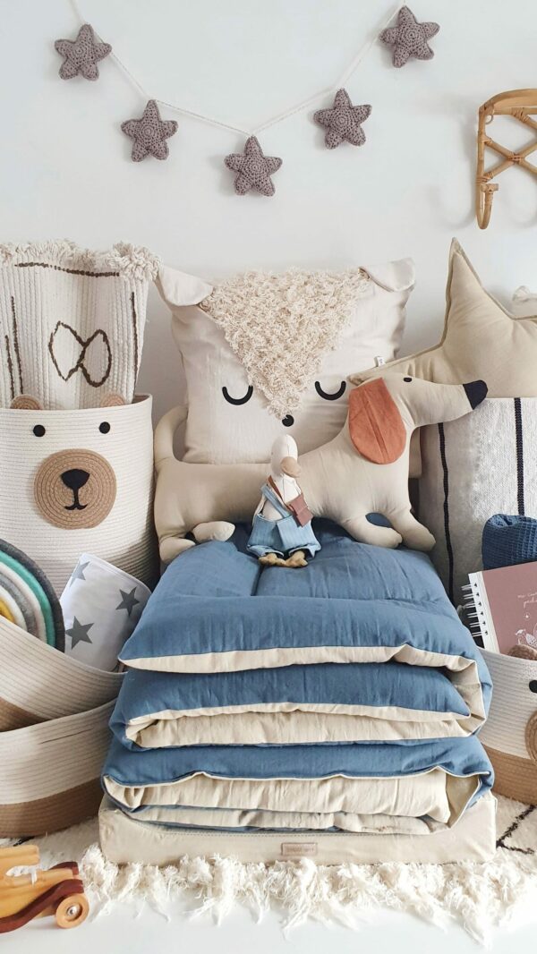 Acolchados en Tussor-REVERSIBLE LISOS (todas las medidas para cuna y cama de 1 plaza) - Imagen 8
