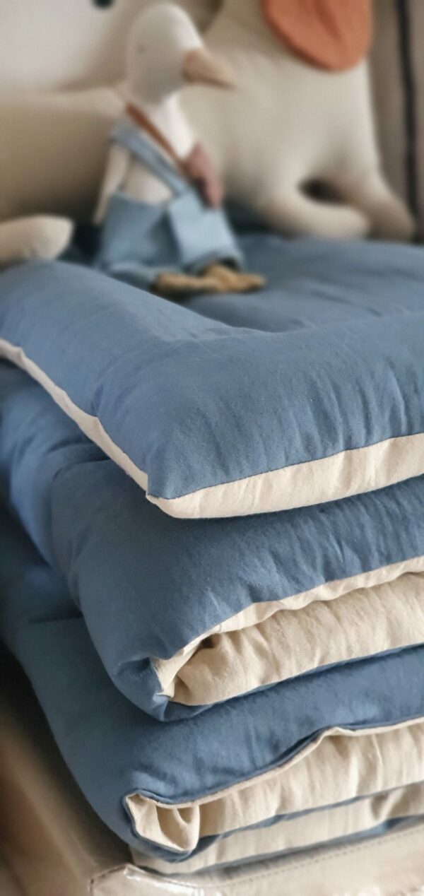 Acolchados en Tussor-REVERSIBLE LISOS (todas las medidas para cuna y cama de 1 plaza) - Imagen 7