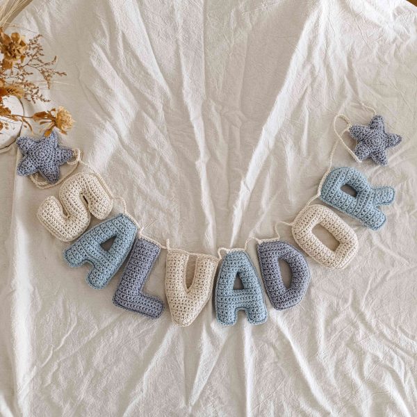 Guirnalda letras tejidas (personalizadas) - Imagen 9